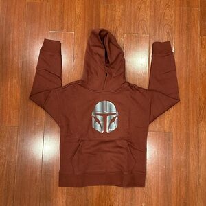 Brown Hoodie with Star Wars Design